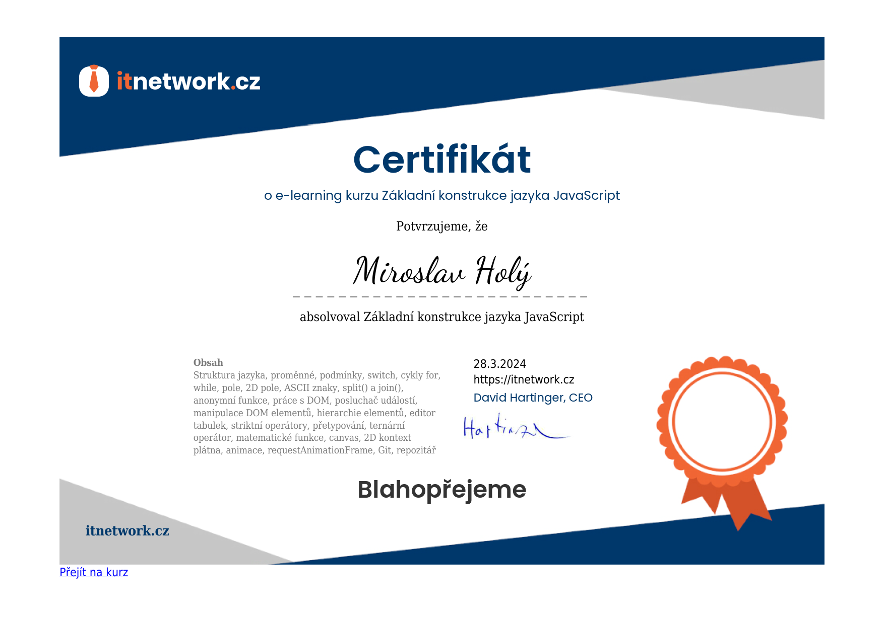 Certifikát 4